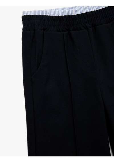 Koton Beli Lastikli Viskon Karışımlı Basic Geniş Paça Pantolon Lacivert 6wkg40019aw Lacivert Koton Beli Lastikli Viskon Karışımlı Basic Geniş Paça Pantolon Lacivert 6wkg40019aw Lacivert