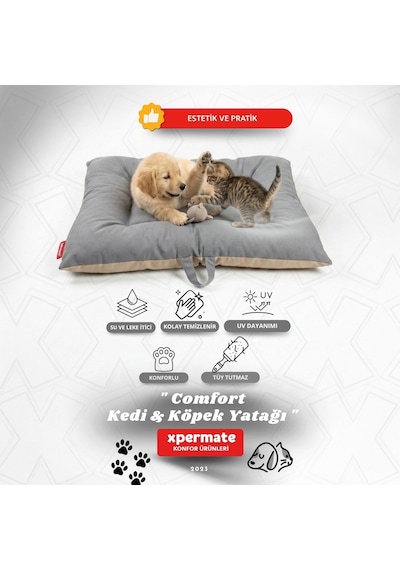Xpermate Comfort Köpek Minderi Kedi ve Köpek Yatağı 70 x 90 CM