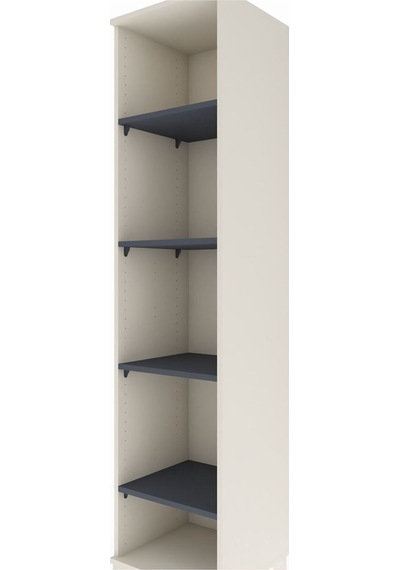 Hyperion Dolap 4 Raflı 44x44x195 Aytaşı-antrasit Aytaşı