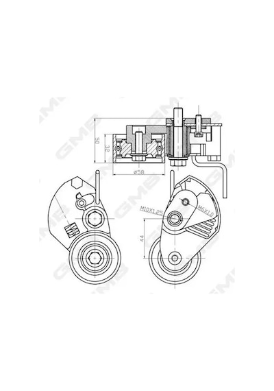 Hyundai Sonata 5 Triger Gergi Bilyasi 2.0 Crdi 2009-2011 D4ea Gmb Gtb0070
