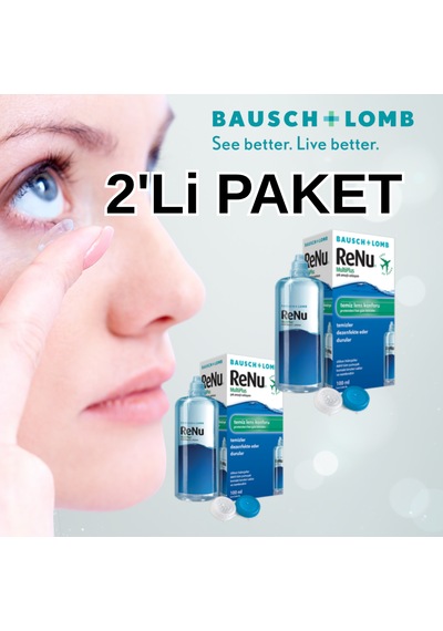 Bausch & Lomb Renu Multiplus Lens Solüsyonu 2 x 100 ML