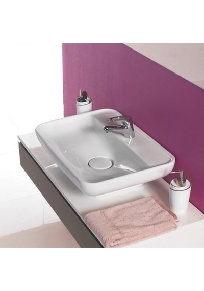 Turkuaz Seramik Lal 60x42 cm Tezgah Üstü Lavabo