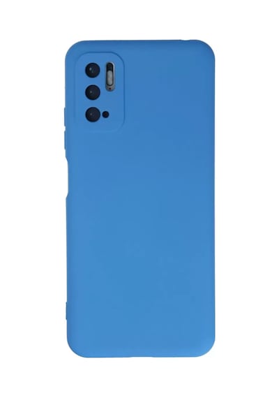 Newface Xiaomi Redmi Note 10 5g Kılıf Nano İçi Kadife Silikon - Mavi