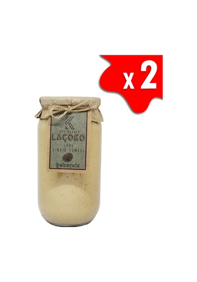 Laçoko Doğal Sade Fındık Ezmesi 2 x 1 KG