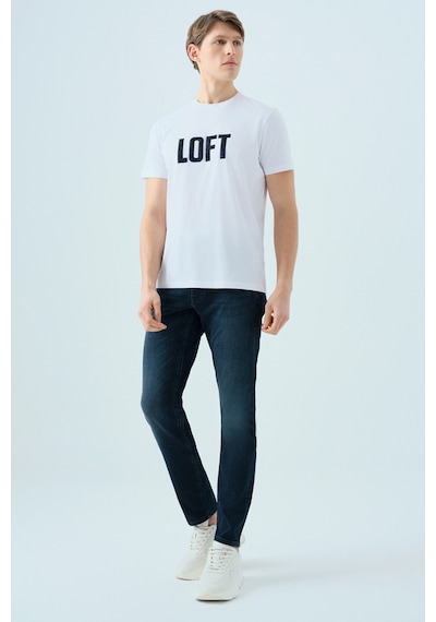 Loft Erkek Tişört Lf2038590 Beyaz