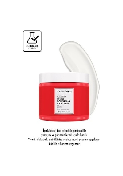 Maruderm %10 Urea Intense Moisturizing Body Cream 400 Ml W