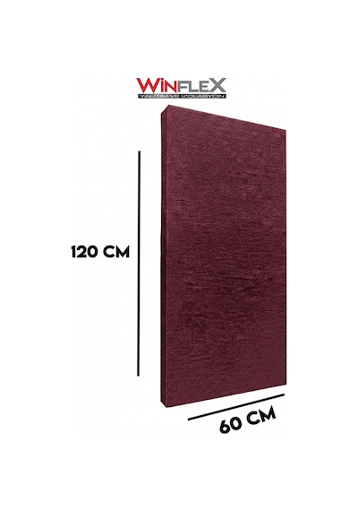 60x120cm - Akustik Kumaş Kaplı Panel Mürdüm