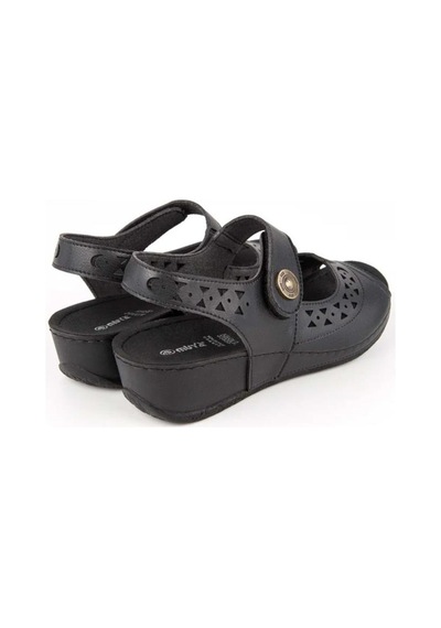 Muya Terra 31130-001 Anatomik Taban Kadın Sandalet Siyah 36-40 Siyah