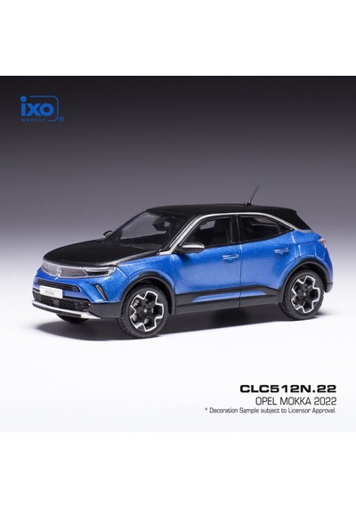1:43 Ölçek Ixo 2022 Opel Mokka-e Diecast Metal Minyatür Model Araba 10cm