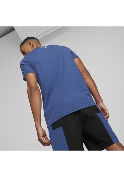 Puma 539247-01 Greatness Tee 1 Erkek Basketbol Spor Mavi Tişört Mavi