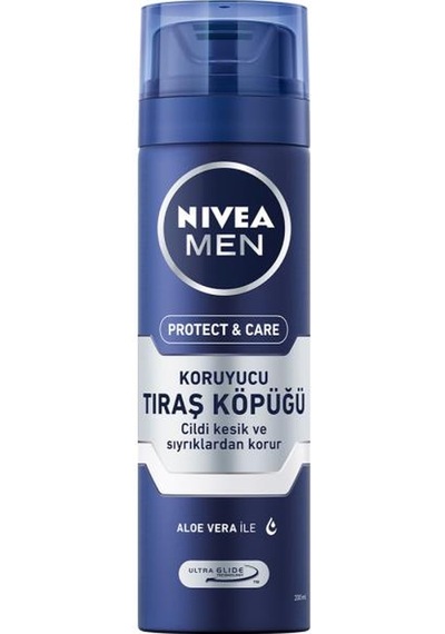 Men Erkek Tıraş Jeli Protect&care 200ml, Aloevera, Pürüzsüz Tıraş, Cildi Kesik Ve Sıyrıklardan