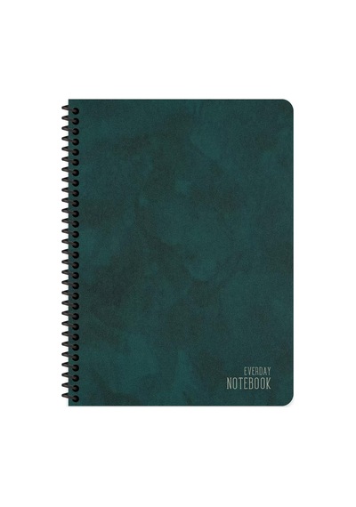 Keskin 16,5 X 22,5 Çizgili Karton Kapak Spiralli Alfa Defter - Lacivert Çok Renkli