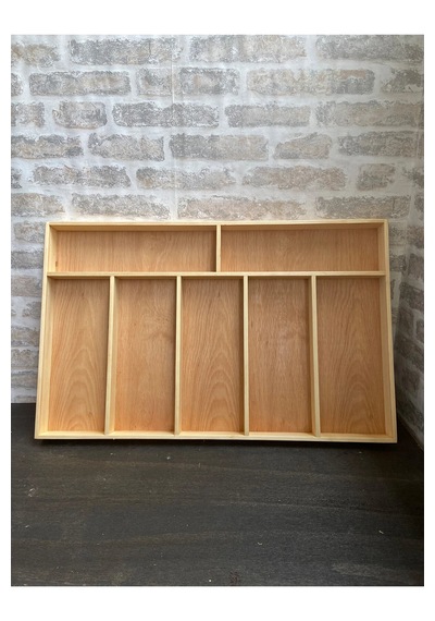 75x45 Cm Ayfiwood Ahşap Kaşıklık Çekmece İçi Kepçe Maşa Ve Servis Gereçleri Düzenleyici Organizer