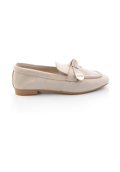 Bambi Bej Kadın Loafer Ayakkabı K01688011572 Bej