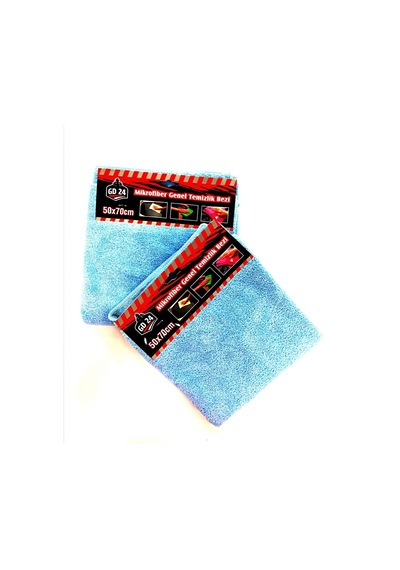 Mikrofiber Oto Silme&Kurulama Havlusu Mavi 50X70 Cm 2 Adet