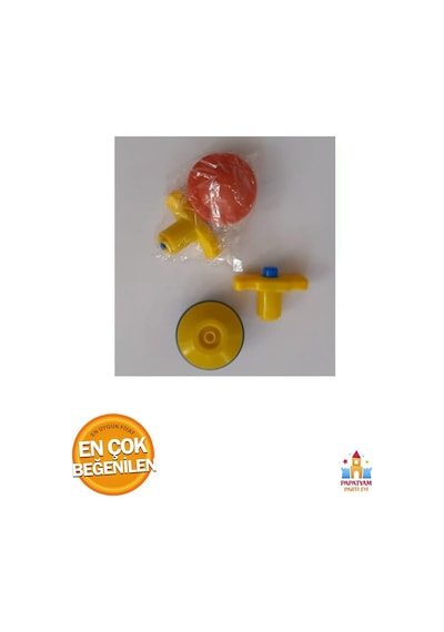 Plastik Kurmalı Topaç - Sınırsız Eğlence İçin 2 Adet Hareketli Topaç