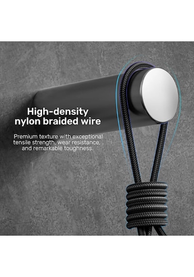 Unıtek Type-c 3in1 Hızlı Şarj Kablosu 1.5mt 20w Mıcro Usb, Type-c, Lıghtnıng C14101agy01-1.5m