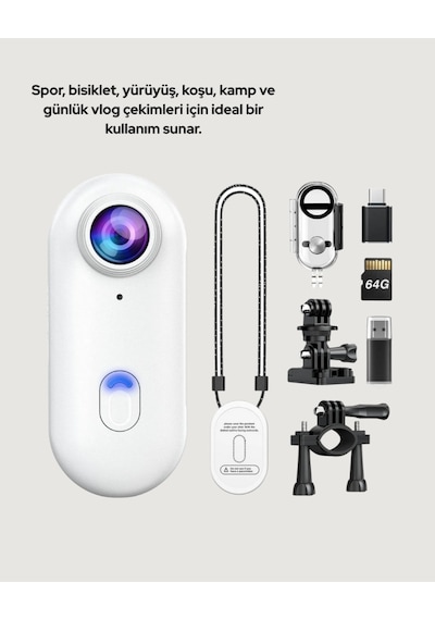 1080p Wifi Spor Kamerası Su Geçirmez Mini Aksiyon Kamera Diğer