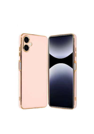 Samsung Galaxy A06 Kılıf Volet Silikon - Pembe