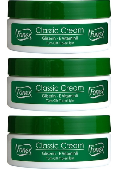 Fonex Klasik Nemlendirici Krem 175 ml 3 Adet