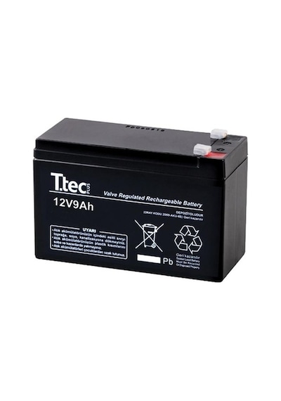 Ttec 12 Volt 9A Akü - 12V 9 Ah Bakımsız Kuru Akü 2024 Üretim
