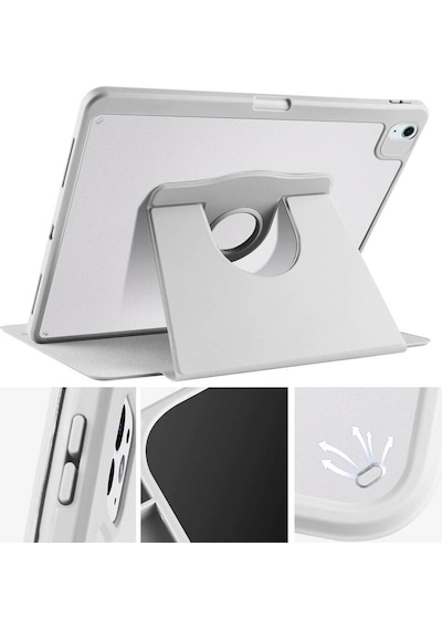 Apple İpad Air 13 2025 M3 Kılıf Dönebilen Şeffaf Tasarımlı Kalem Bölmeli Standlı Kılıf Kapaklı Kılıf Apple İpad Air 13 2025 M3 Kılıf Dönebilen Şeffaf Tasarımlı Kalem Bölmeli Standlı Kılıf Kapaklı Kılıf