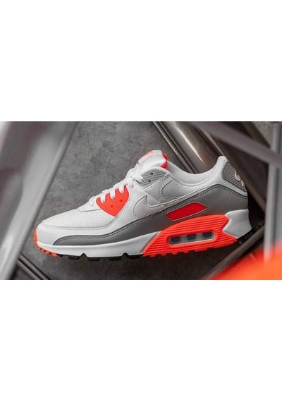 Nike Air Max 90 "hyper Orange" Günlük Spor Ayakkabı Beyaz