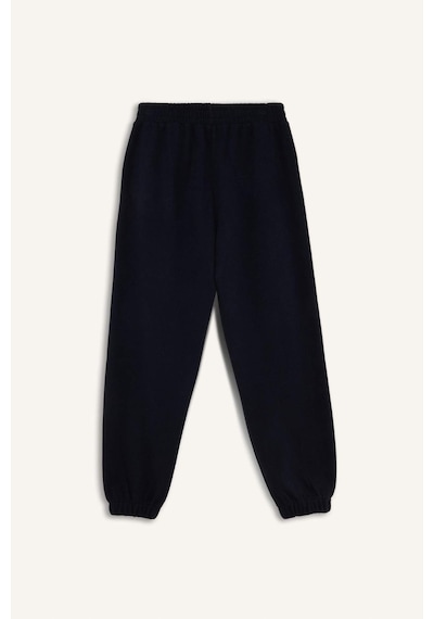 Defacto Coool Beli Paçası Lastikli Basic Düz Jogger Eşofman Altı E1478AX24WNNV241 Lacivert