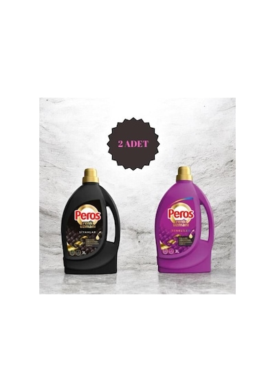 Peros Renk Uzmanı Renkliler & Siyahlar Kolejan Serum Etkisi Ile Kumaş Koruma & Bakım 2 X 3 Lt 3 L