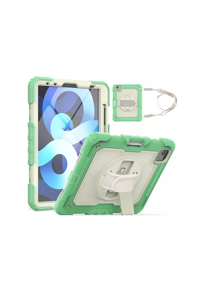 Newface - 856 - iPad Uyumlu Pro 11 2020 Kılıf Strap New Tablet Kapak - Csmo-tex - - Yeşil