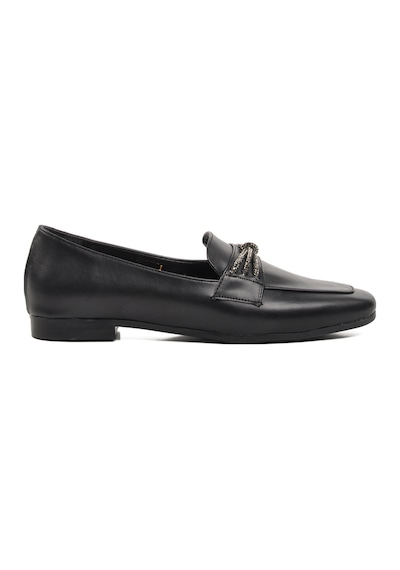 Ayakmod 514509 Siyah Kadın Loafer Ayakkabı 001