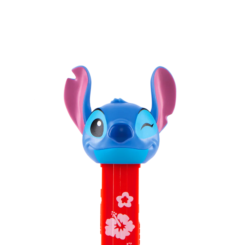 Pez Dispenser Stitch Aloha Meyve Aromalı Şekerleme Makinesi Ve Şekerleme Yedekleri
