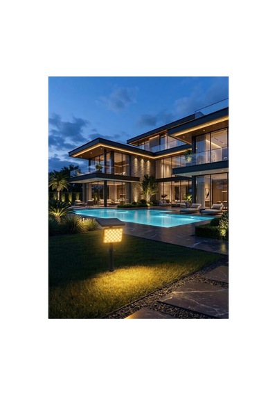 Solar Kazıklı Çim Armatür Beyaz Işık Ambe Ip65 10w Amber - 942400697 Amber