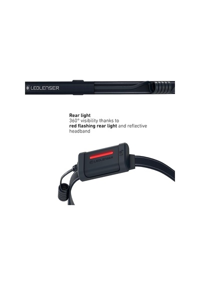 Ledlenser Neo3 Kafa Feneri - Gri Acı Kahverengi