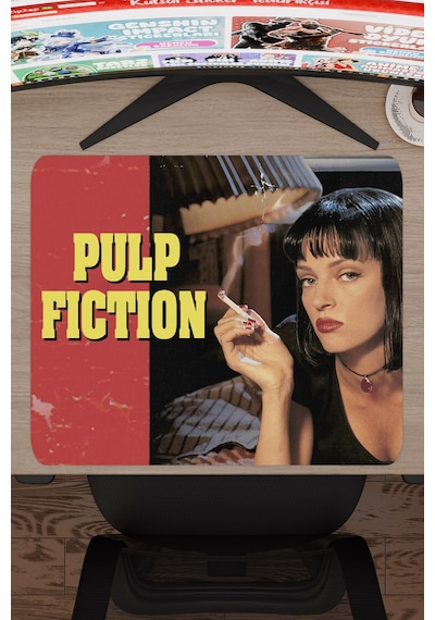 Pulp Fiction Ucuz Roman Tarantino V4 48x40 Xl Gaming Kauçuk Kaymaz Taban Mouse Pad Fare Altlığı