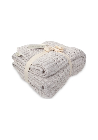Betires Home Tal15004 Lambswool Örgü Koltuk Şalı / Throw Bej