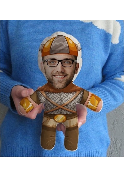 Kişiye Özel Fotoğraflı Viking Bebek Yastık-1