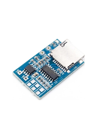Gpd2846a Mp3 Ses Çalma Modülü Micro Sd Hafıza Kartı 4ohm 2w Amfi 3 Buton Kontrol Ürün