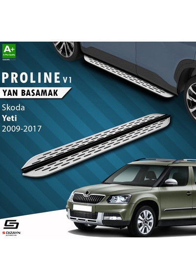 S-dizayn Skoda Yeti Oem Still Pro V1 Aluminyum Yan Basamak 173 Cm 2009-2017 A+ Kalite