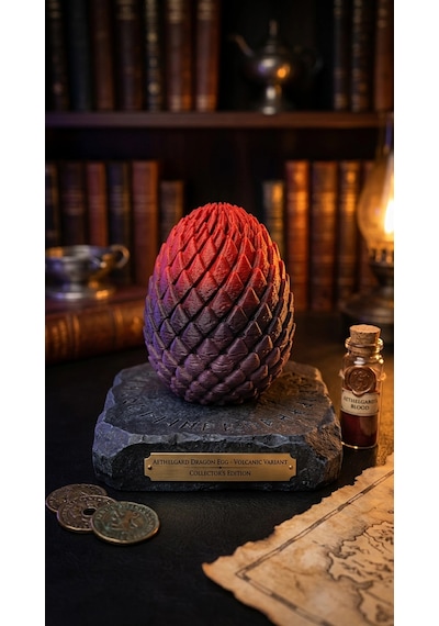 Serinal Küçük Boy Dragon Yumurtası Fidget Oyuncak 3d Baskı Ejderha Yumurtası Mini