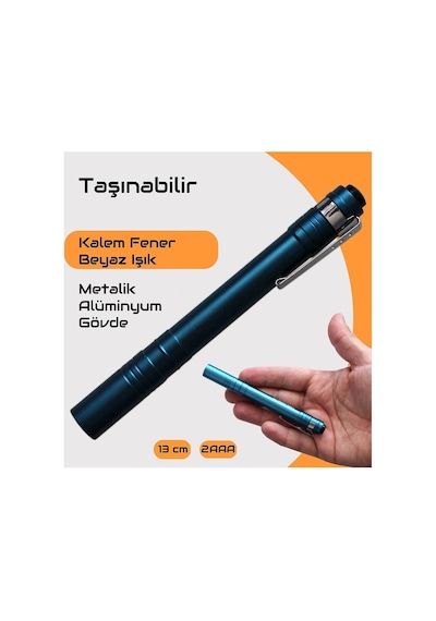 Gold Gp-206 Led Beyaz Işıklı Doktor Kalem Fener Evimdeyokyok