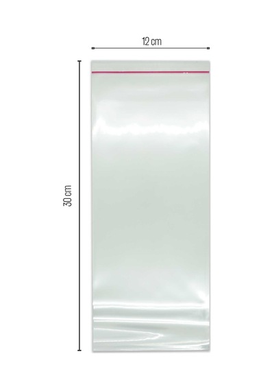 13X30 Bantlı Opp Parlak-Şeffaf Jelatin 100 Adet