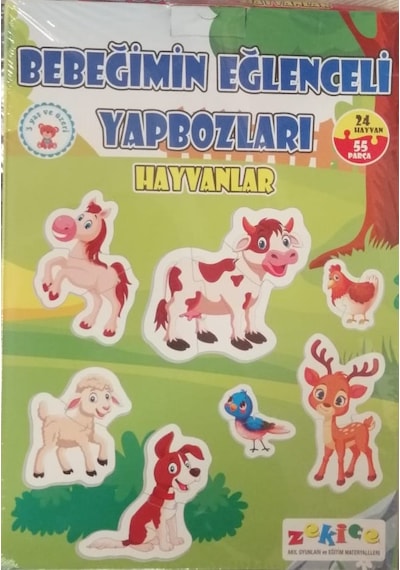 Bebeğimin Eğlenceli Yapbozları Hayvanlar