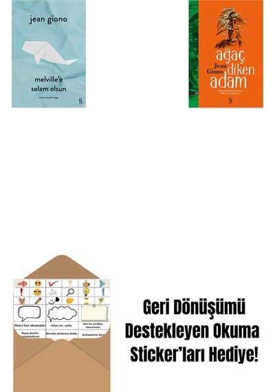 Melville'e Selam Olsun + Ağaç Diken Adam + Okuma Sticker'ları