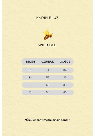 Wild Bee Kadın Açık Kahve Viskon İnci Aksesuarlı Kısa Kollu Bluz Açık Kahverengi