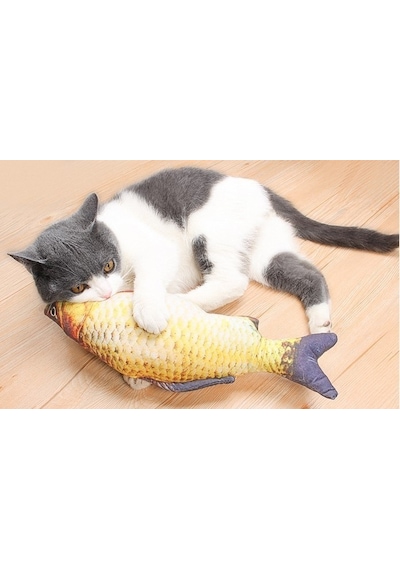 Hareketli Balık Kedi Oyuncağı Şarjlı