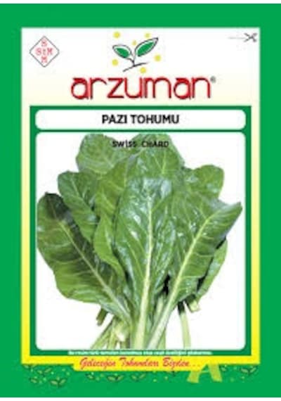 1 Paket Tohum Nadir Yeşil Pazı Tohumu Ata Tohum