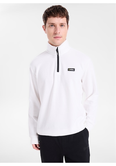 National Geographic Ekru Erkek Sweatshirt N6wm-swt4102
