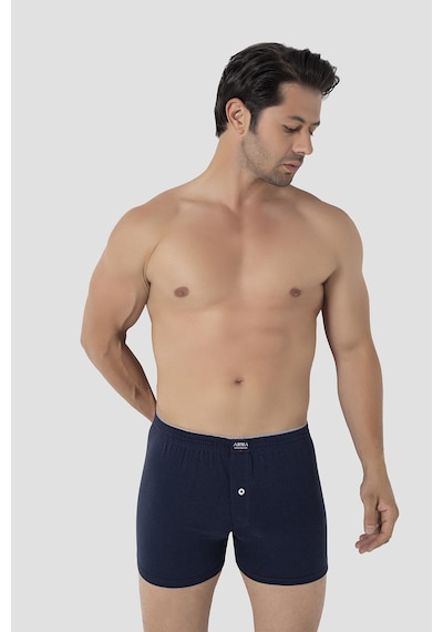 Arma Yıldız Erkek Renkli Düğmeli Boxer 3'lü Paket %100 Pamuklu Penye Çok Renkli Arma Yıldız Erkek Renkli Düğmeli Boxer 3'lü Paket %100 Pamuklu Penye Çok Renkli