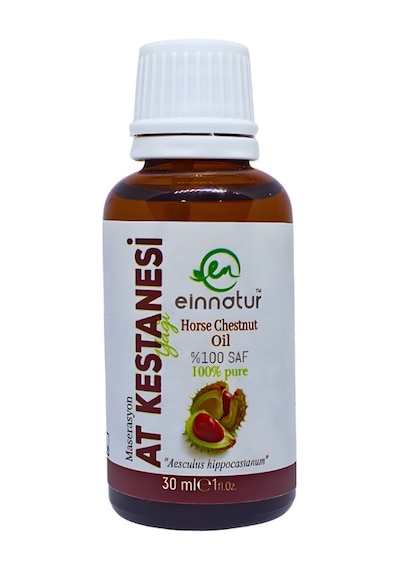 Einnatur At Kestanesi Yağı %100 Saf Zeytinyağında Maserasyon Aesculus Hippocastanum Atkestanesi 30 ML